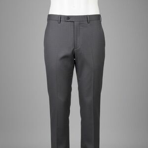 Calvin Klein Slim Fit Dress Pants - Charcoal Gray - 32W x 34L